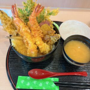 白花咲々天丼